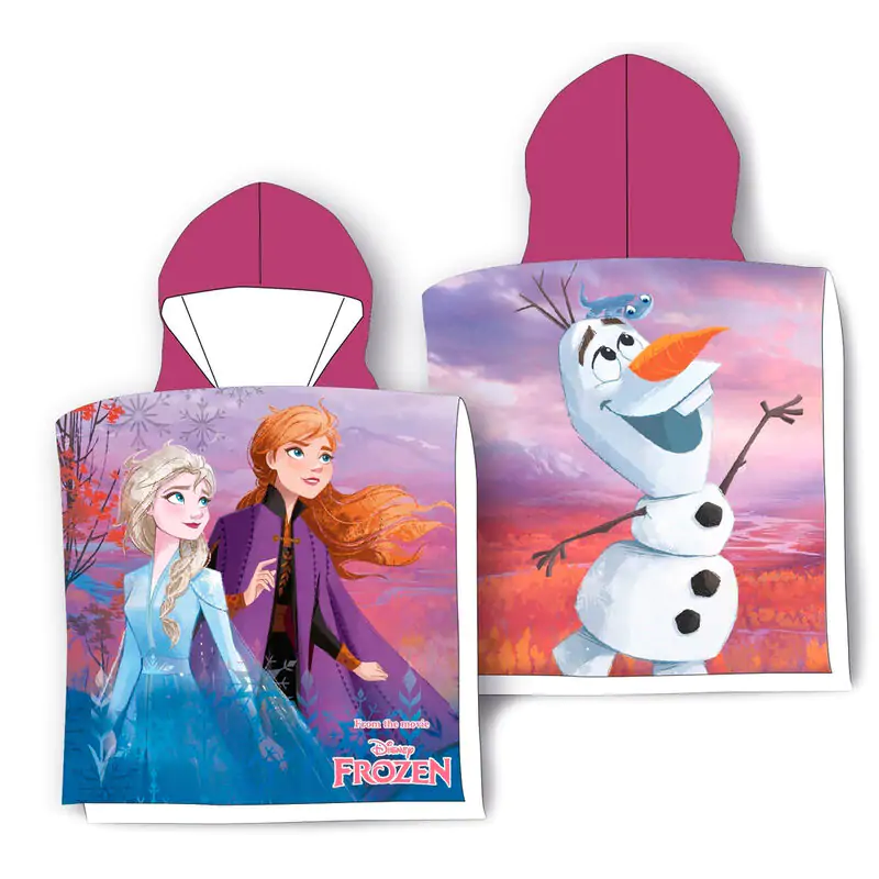 Disney Frozen prosop poncho din microfibră poza produsului