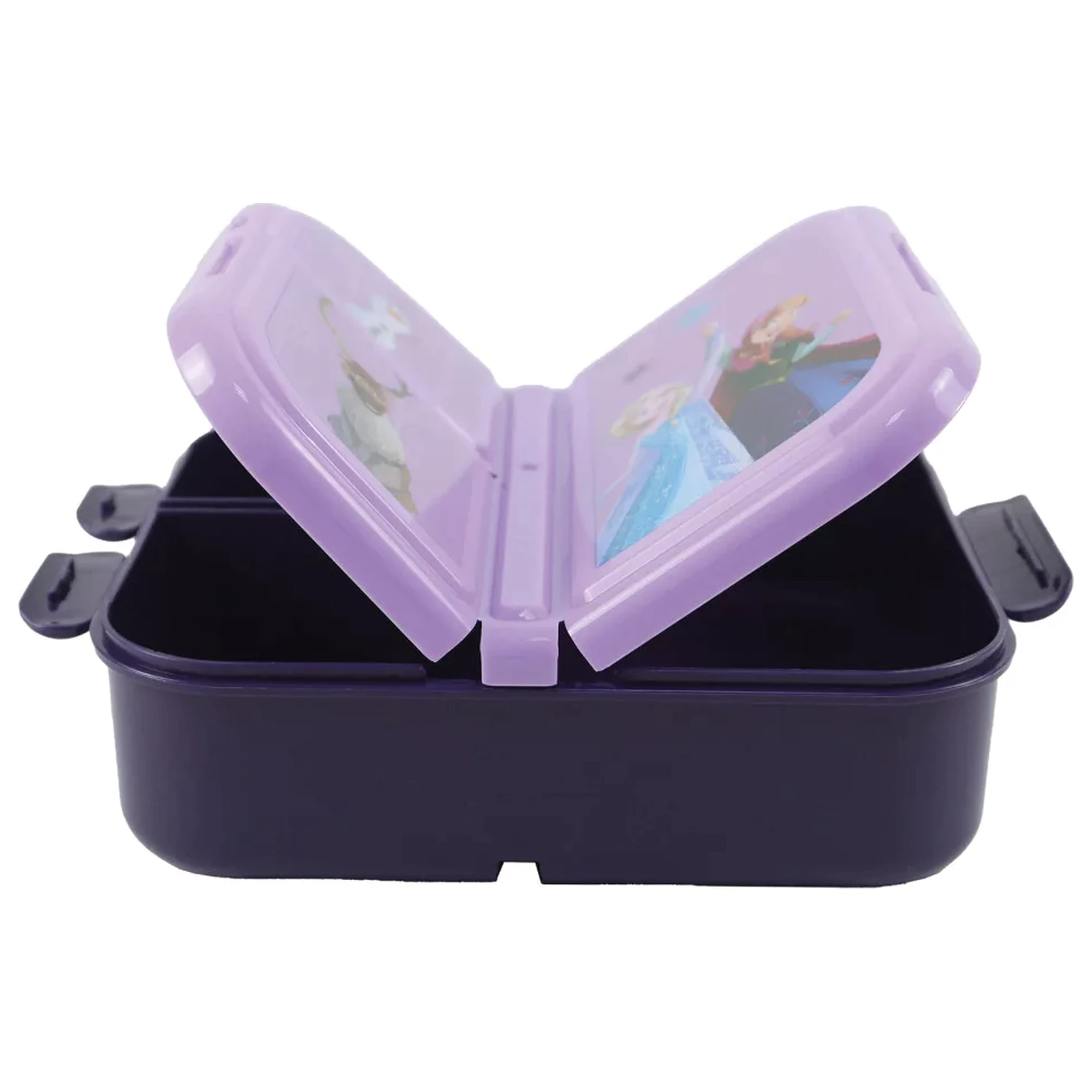 Disney Frozen Modern Magic Cutie de pranz cu mai multe compartimente, Cutie Sandwich poza produsului