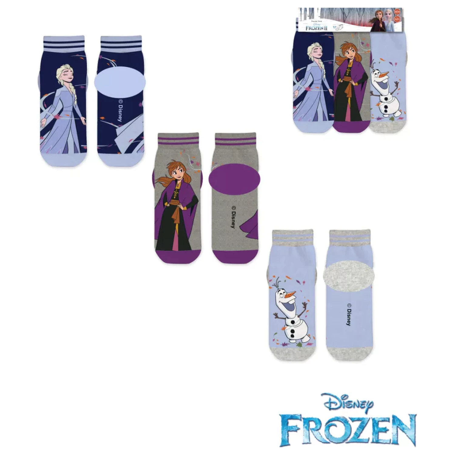 Șosete tălpici pentru copii Disney Frozen Mythic 23/26 poza produsului