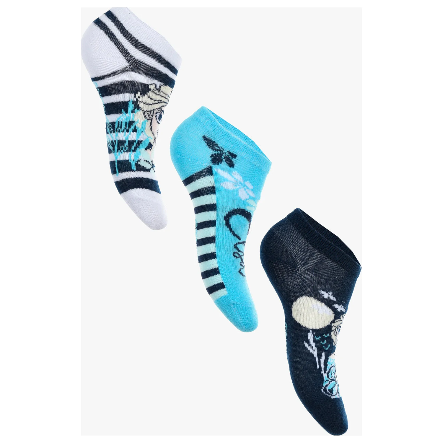 Disney Frozen Ocean Secret Socks pentru copii 31/34 poza produsului