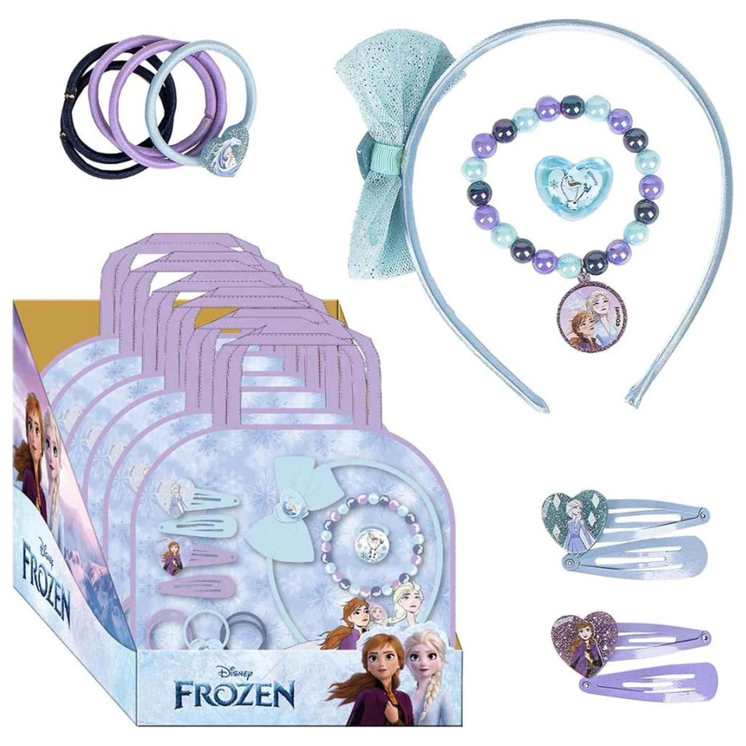 Disney Frozen Set de accesorii de par On-the-Go poza produsului