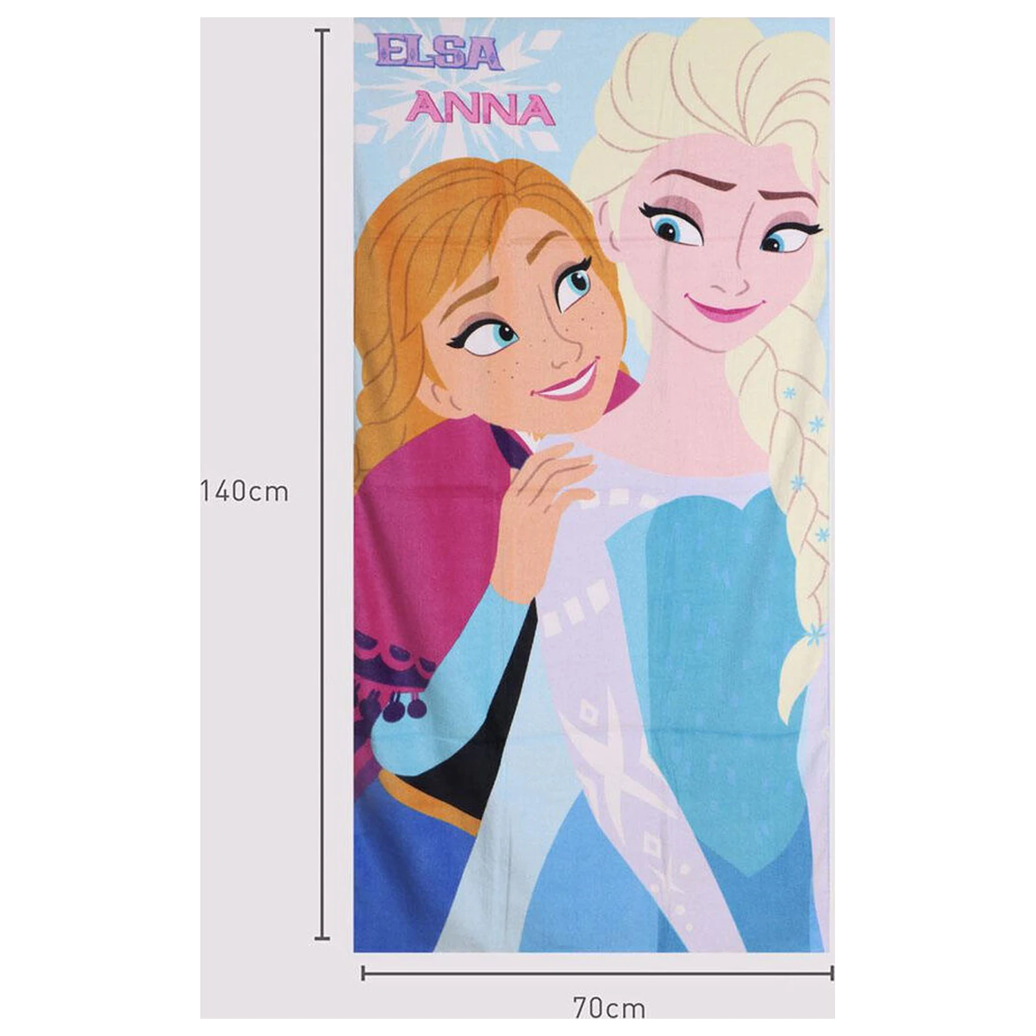 Disney Frozen prosop de plaja din bumbac poza produsului