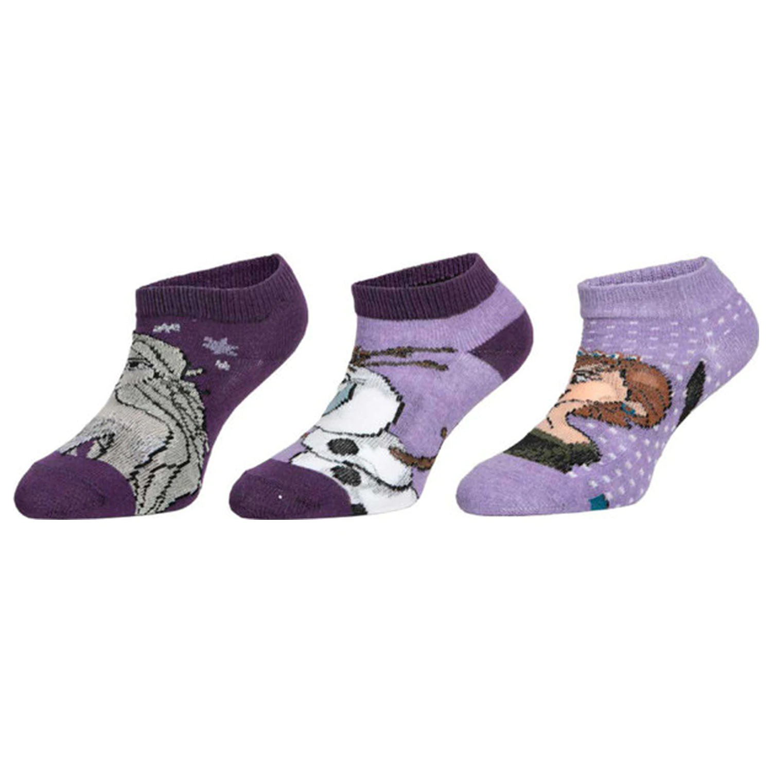 Disney Frozen Purple șosete invizibile pentru copii 27/30 poza produsului