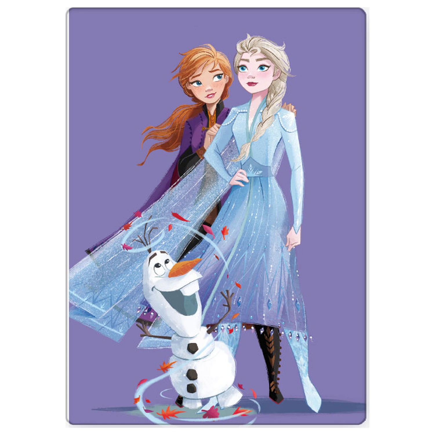 Disney Frozen patura fleece mov poza produsului