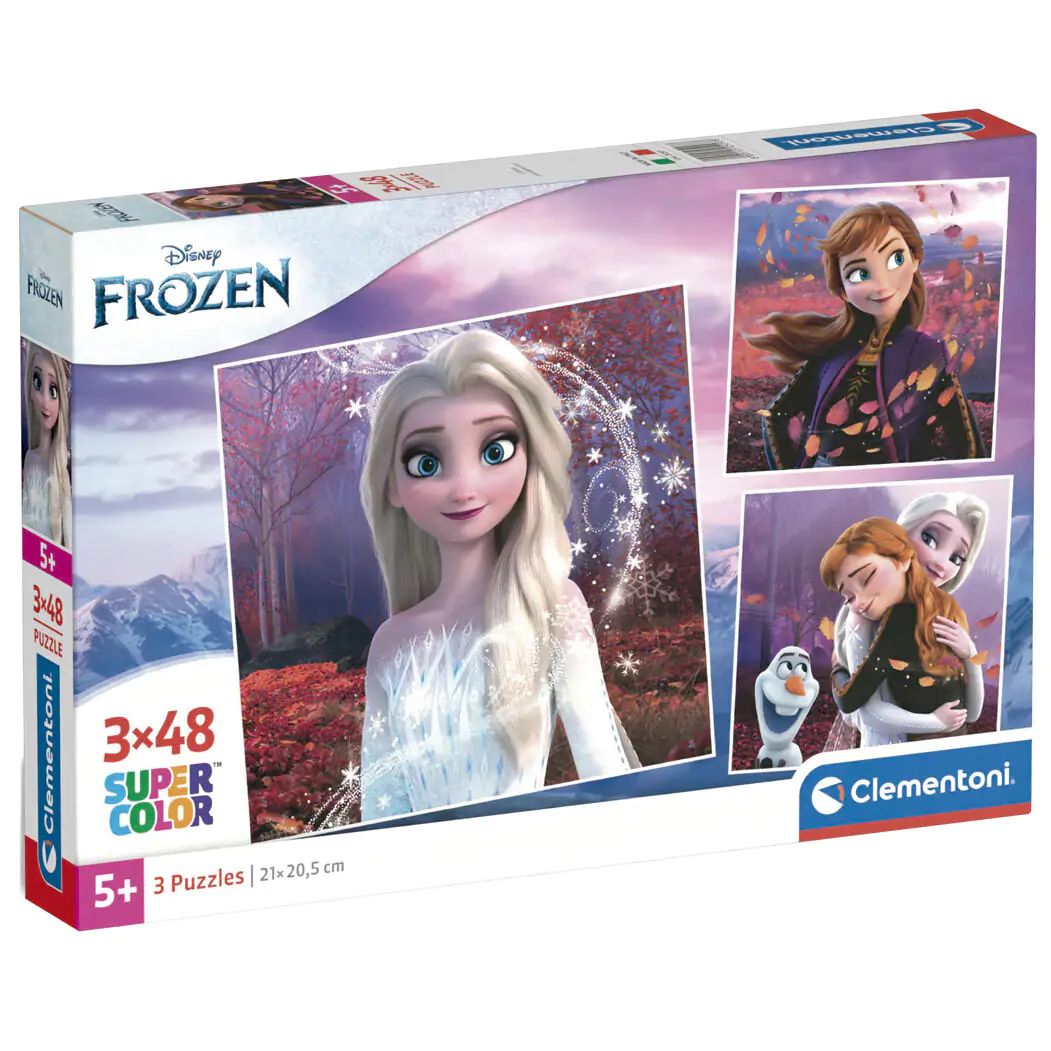 Disney Frozen puzzle 3x48 piese poza produsului