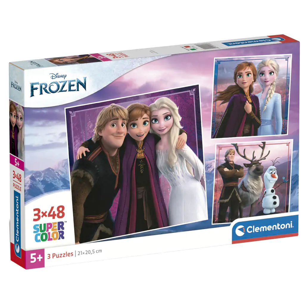 Disney Frozen puzzle 3 x 48 piese poza produsului