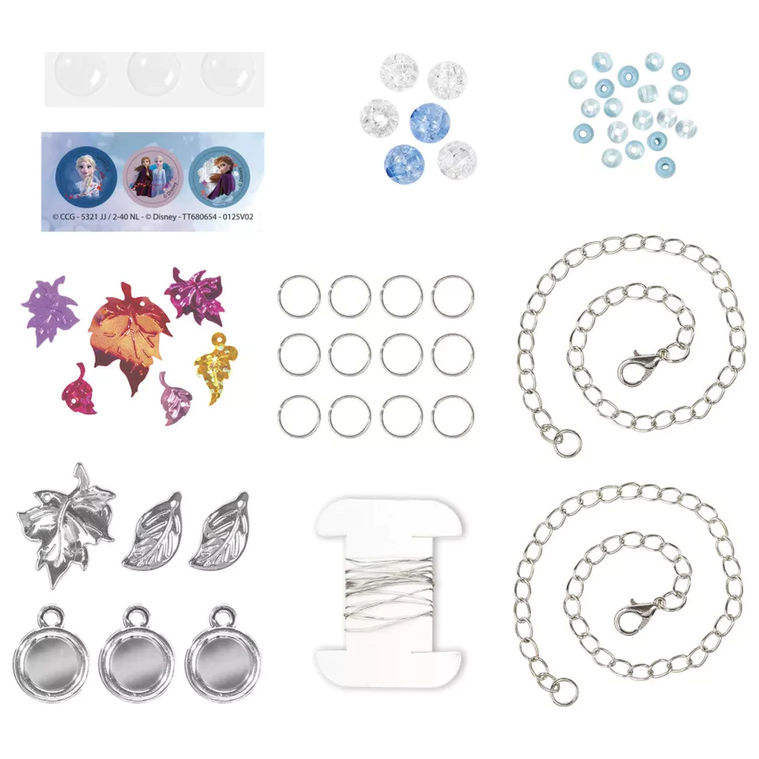 Disney Frozen Sisters charm bracelet maker set poza produsului