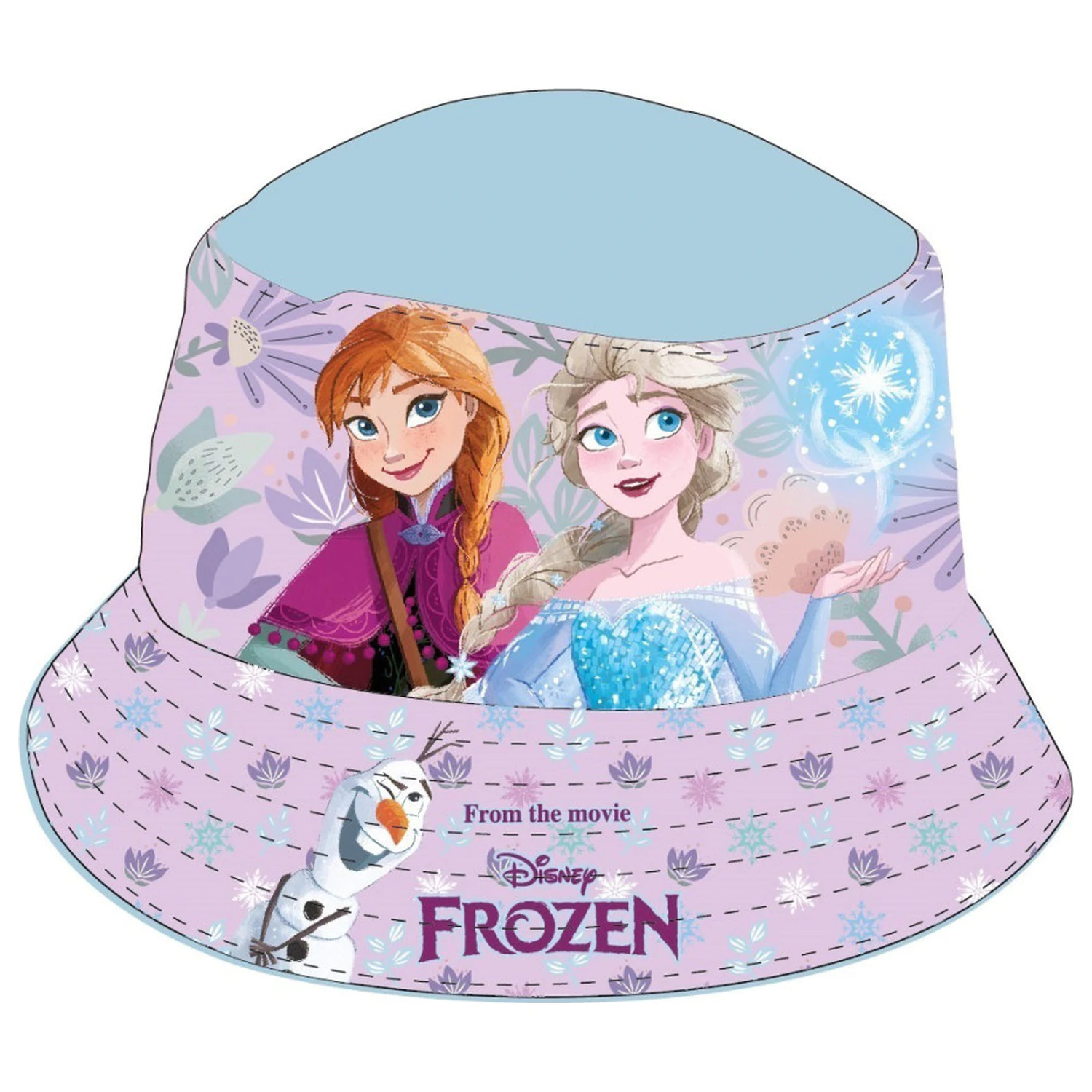 Disney Frozen Sisters of Snow Kids Bucket Hat 54 cm poza produsului