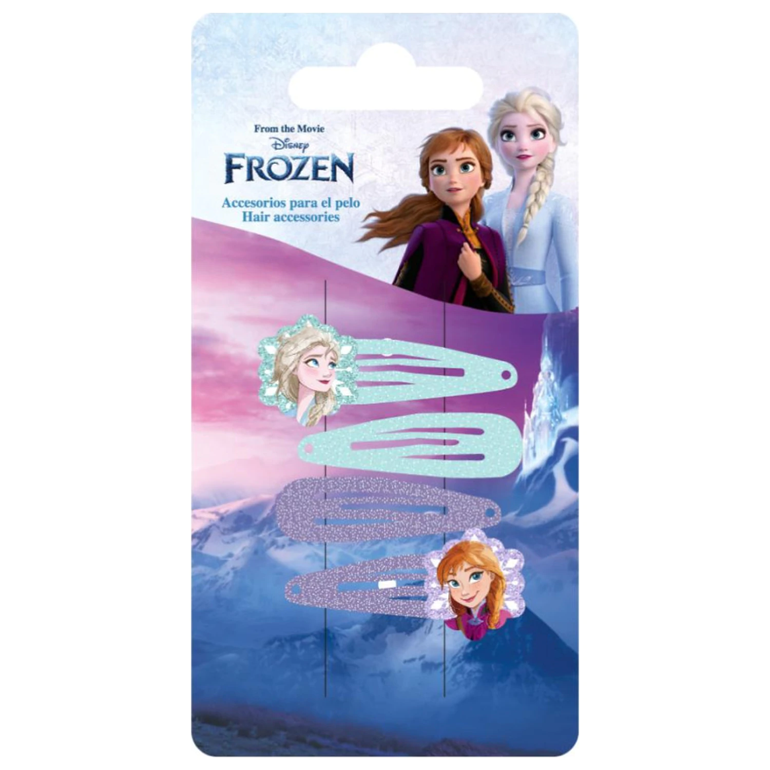 Disney Frozen Snowflakes Set cleme de par 4 buc poza produsului