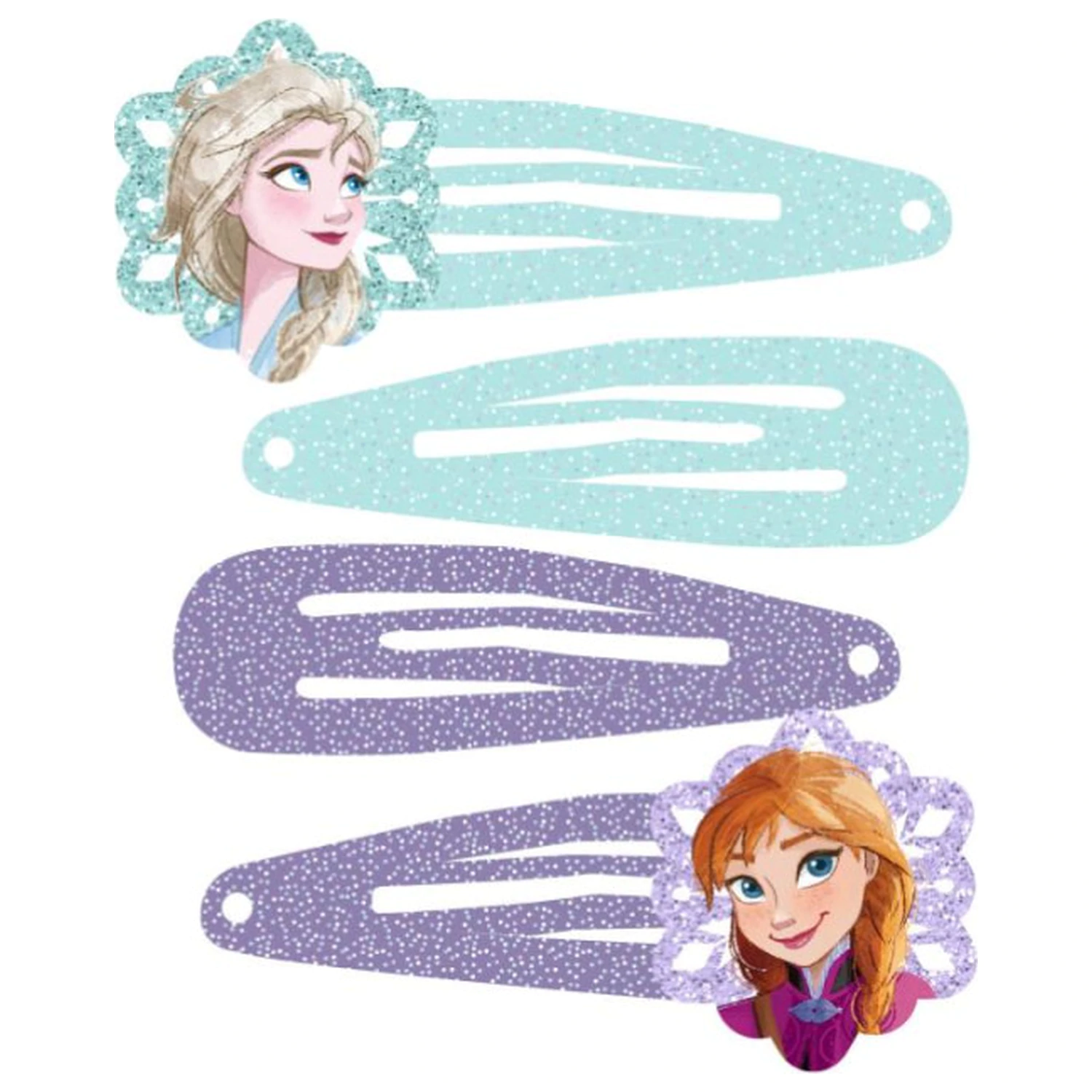 Disney Frozen Snowflakes Set cleme de par 4 buc poza produsului