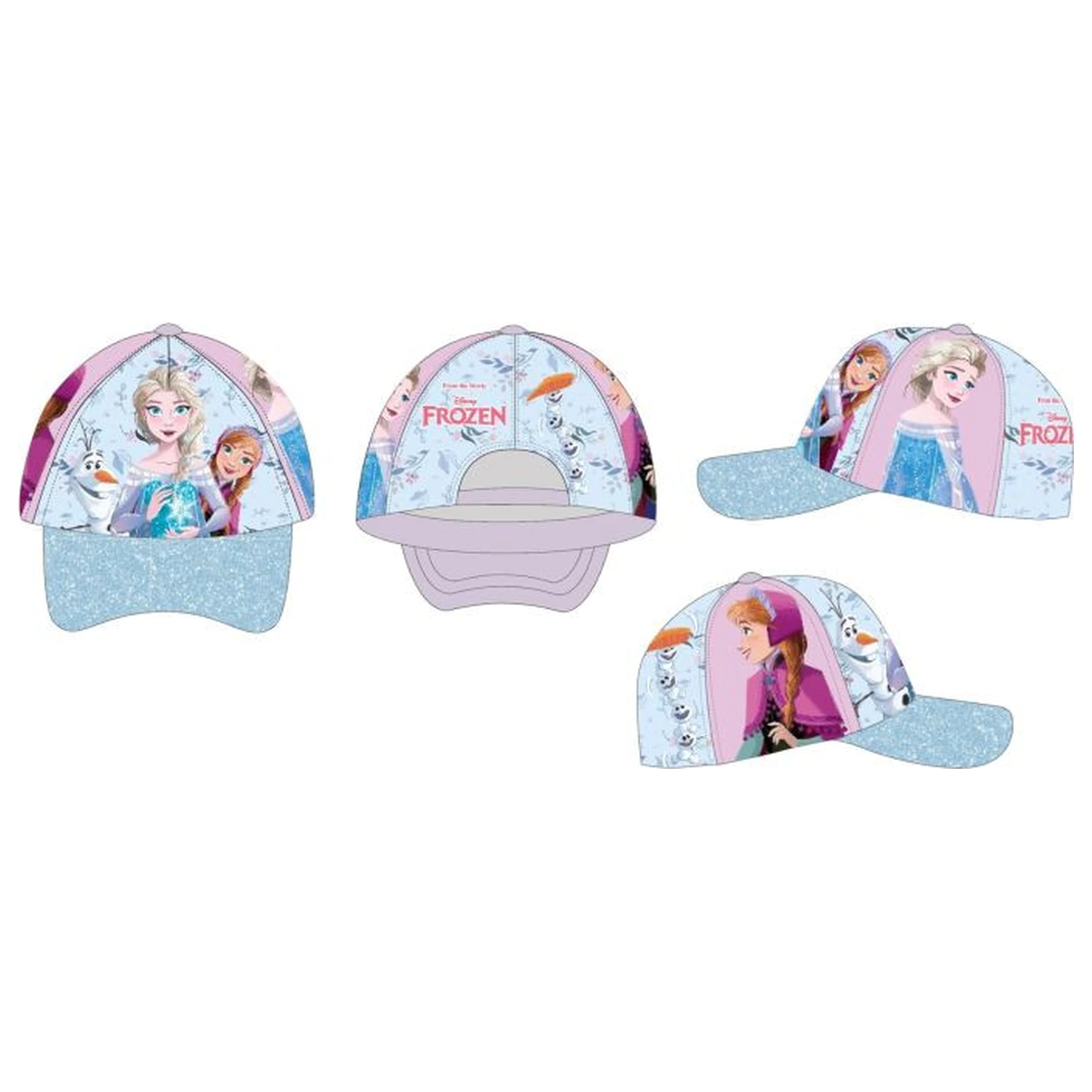 Sapca de baseball pentru copii Disney Frozen Snowy Touch 53 cm poza produsului