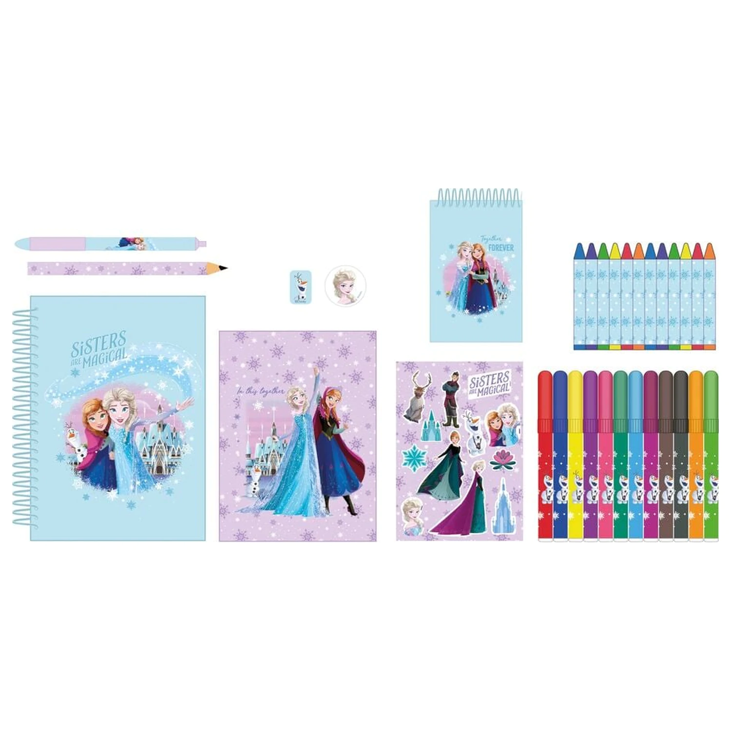 Disney Frozen set de activitati 43 piese poza produsului