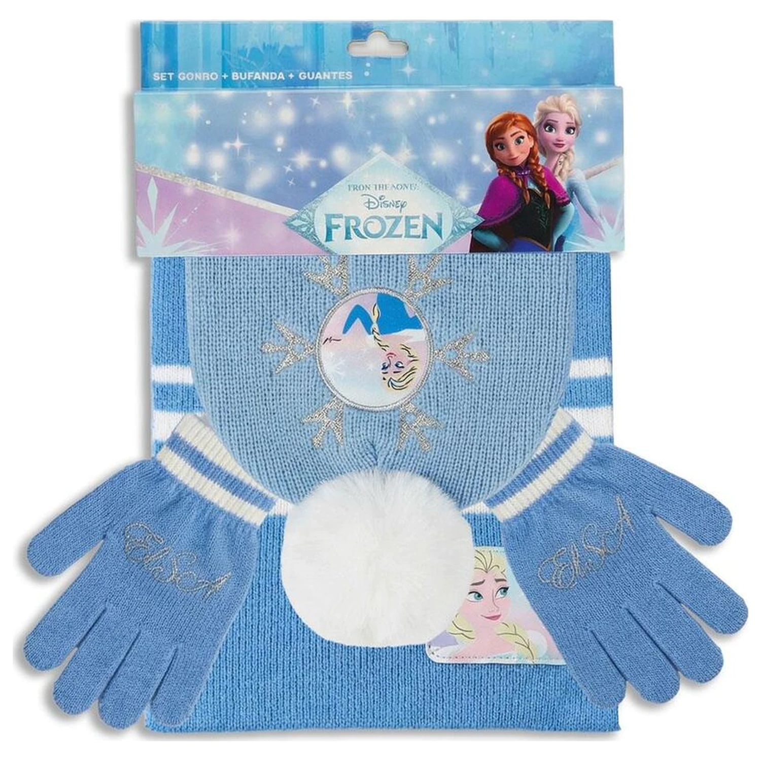 Disney Frozen set de iarna cagula caciula manusi poza produsului