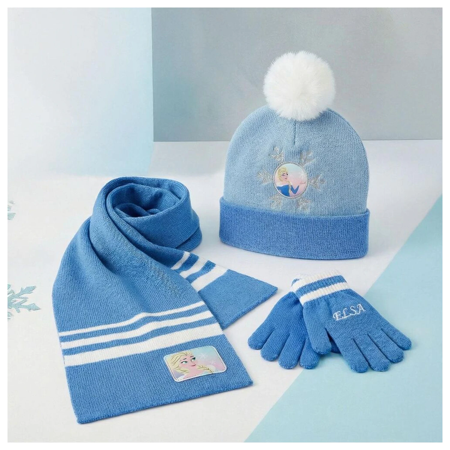 Disney Frozen set de iarna cagula caciula manusi poza produsului