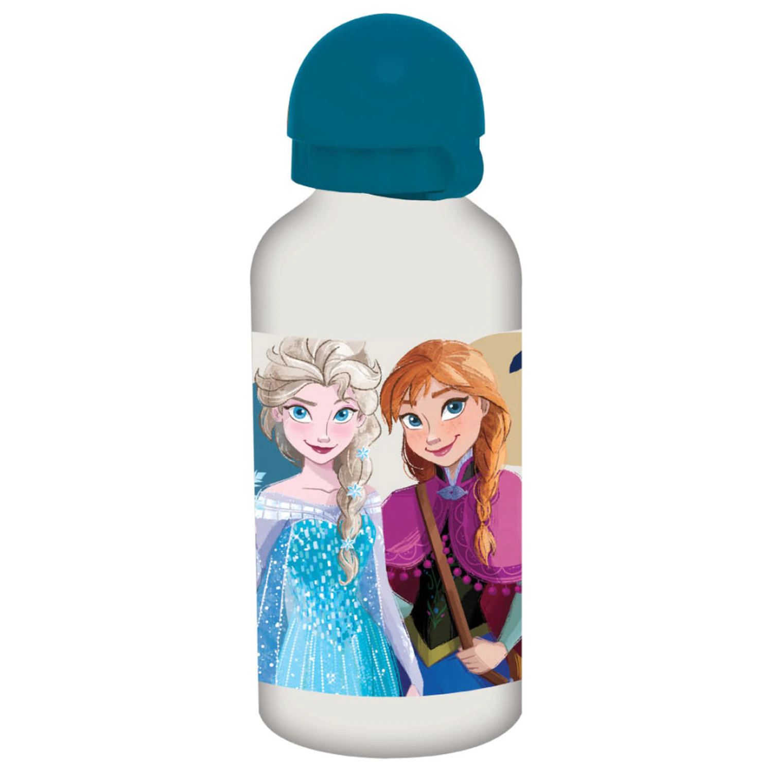 Disney Frozen Together Sticla de apa din aluminiu cu capac de baut 500 ml poza produsului