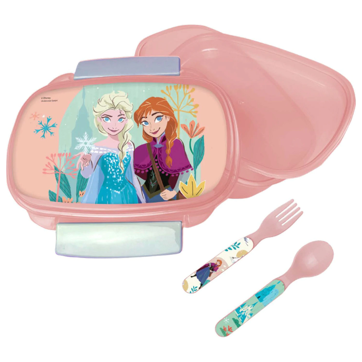 Disney Frozen Together cutie sandwich + set tacamuri poza produsului