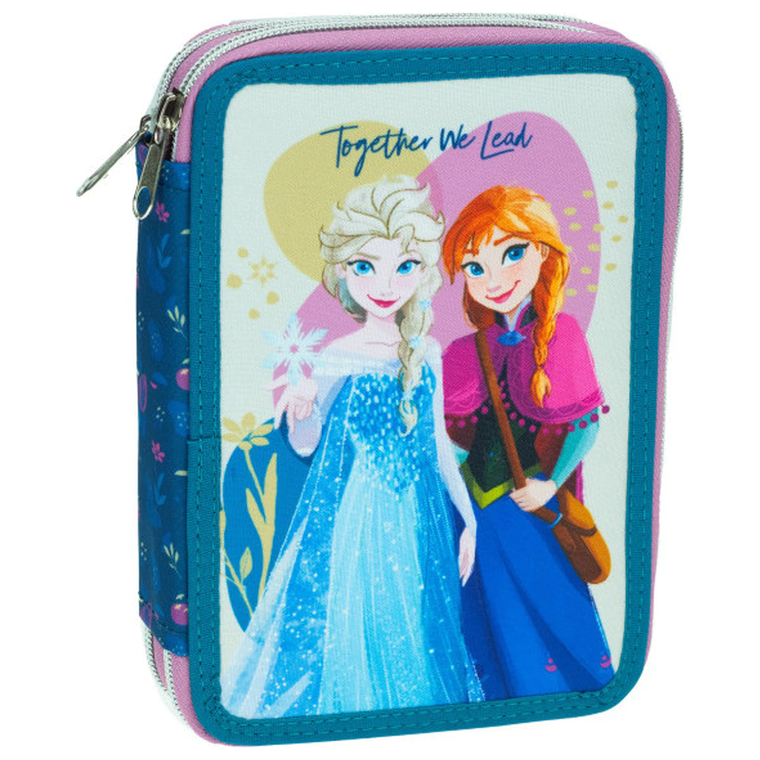 Disney Frozen Together We Lead Etui umplut cu creioane cu 2 etaje poza produsului