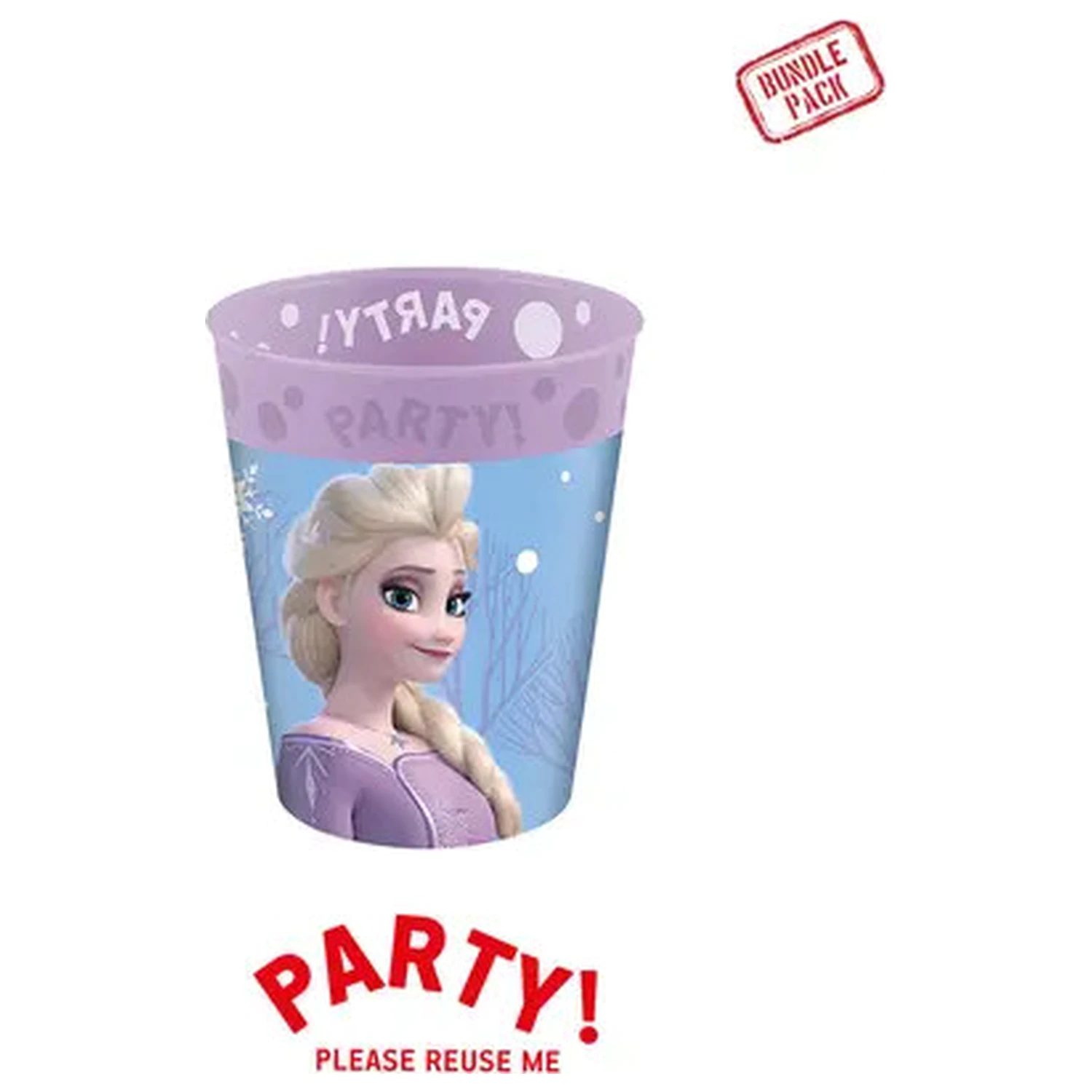 Disney Frozen Wind Micro Premium Plastic Glass Set 4 piese 250 ml poza produsului