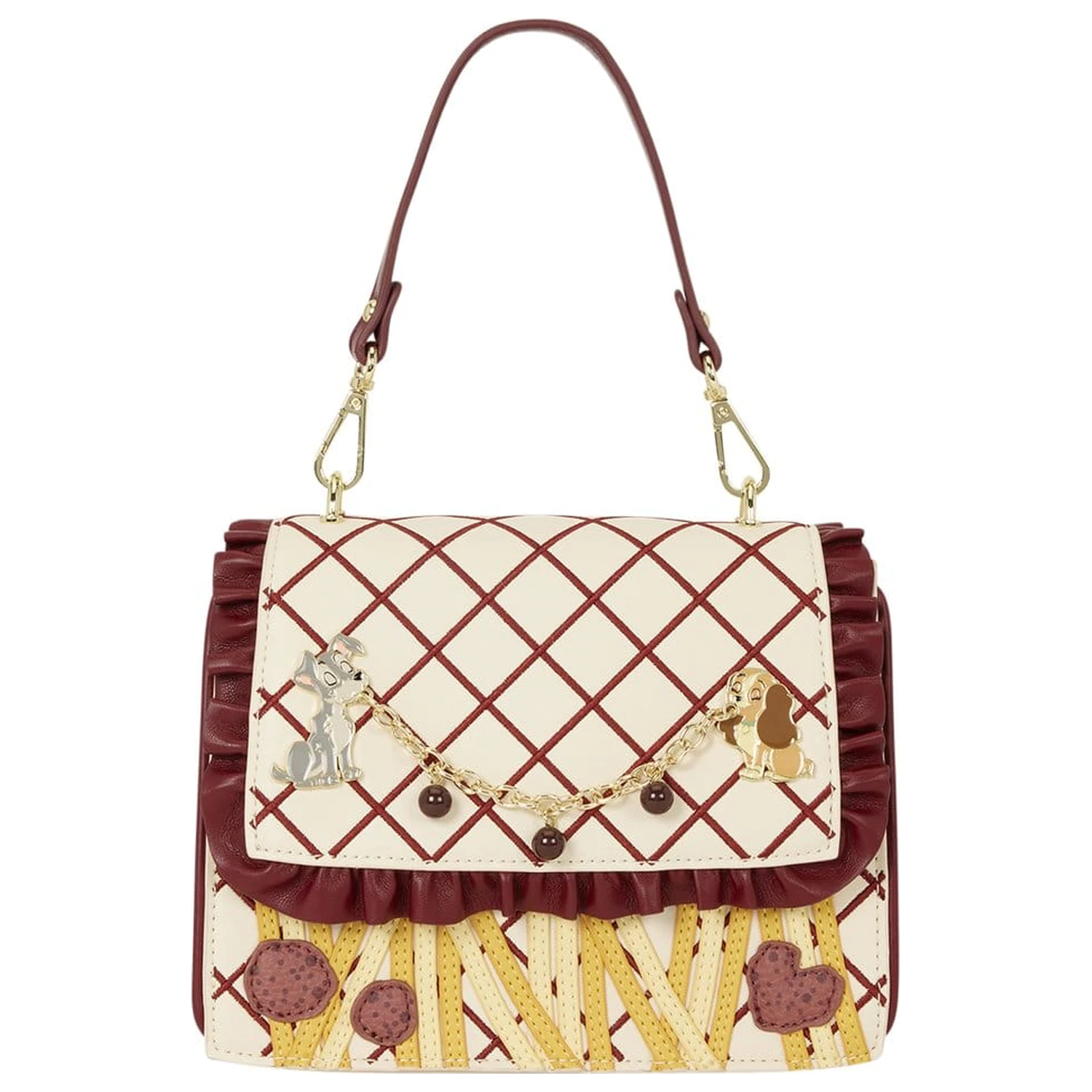 Geanta crossbody Disney by Loungefly Lady & the Tramp Spaghetti Dinner poza produsului