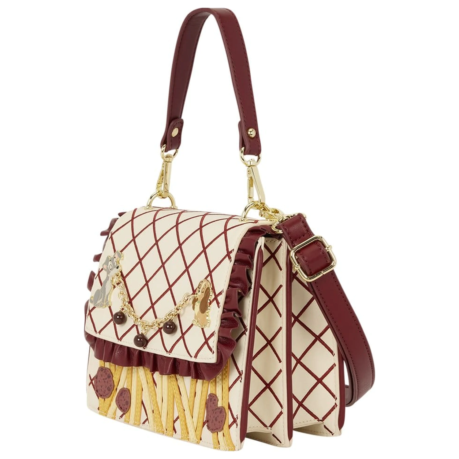 Geanta crossbody Disney by Loungefly Lady & the Tramp Spaghetti Dinner poza produsului