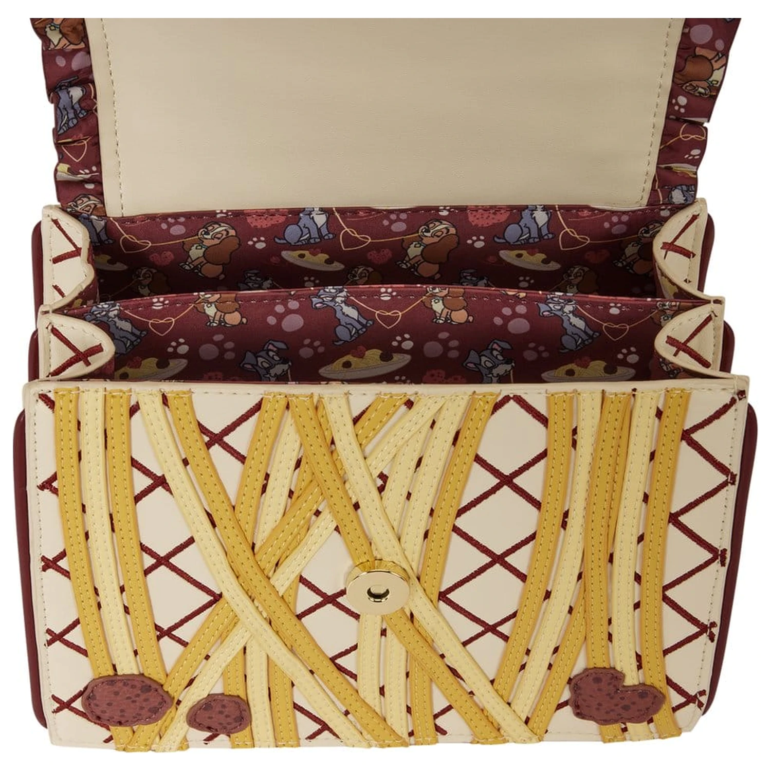 Geanta crossbody Disney by Loungefly Lady & the Tramp Spaghetti Dinner poza produsului