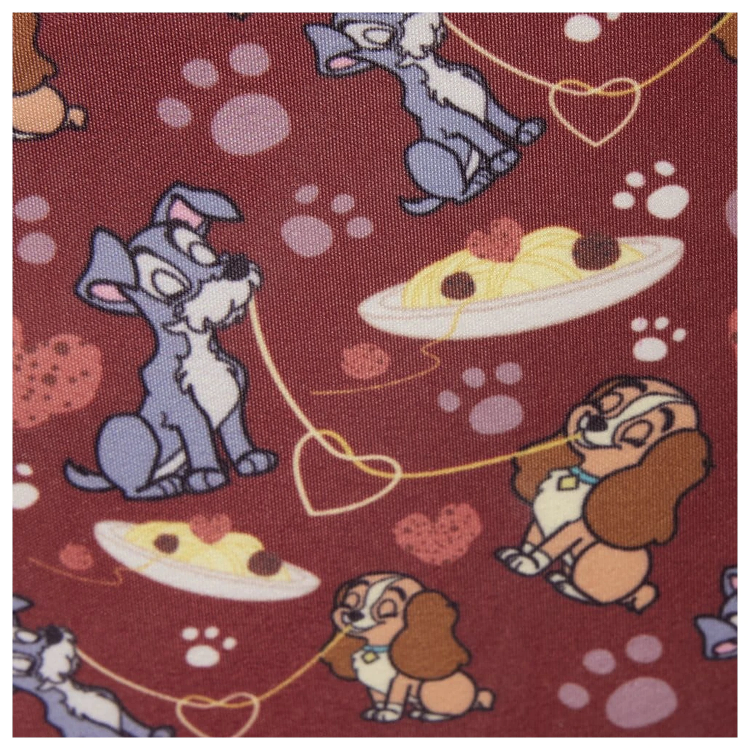 Geanta crossbody Disney by Loungefly Lady & the Tramp Spaghetti Dinner poza produsului