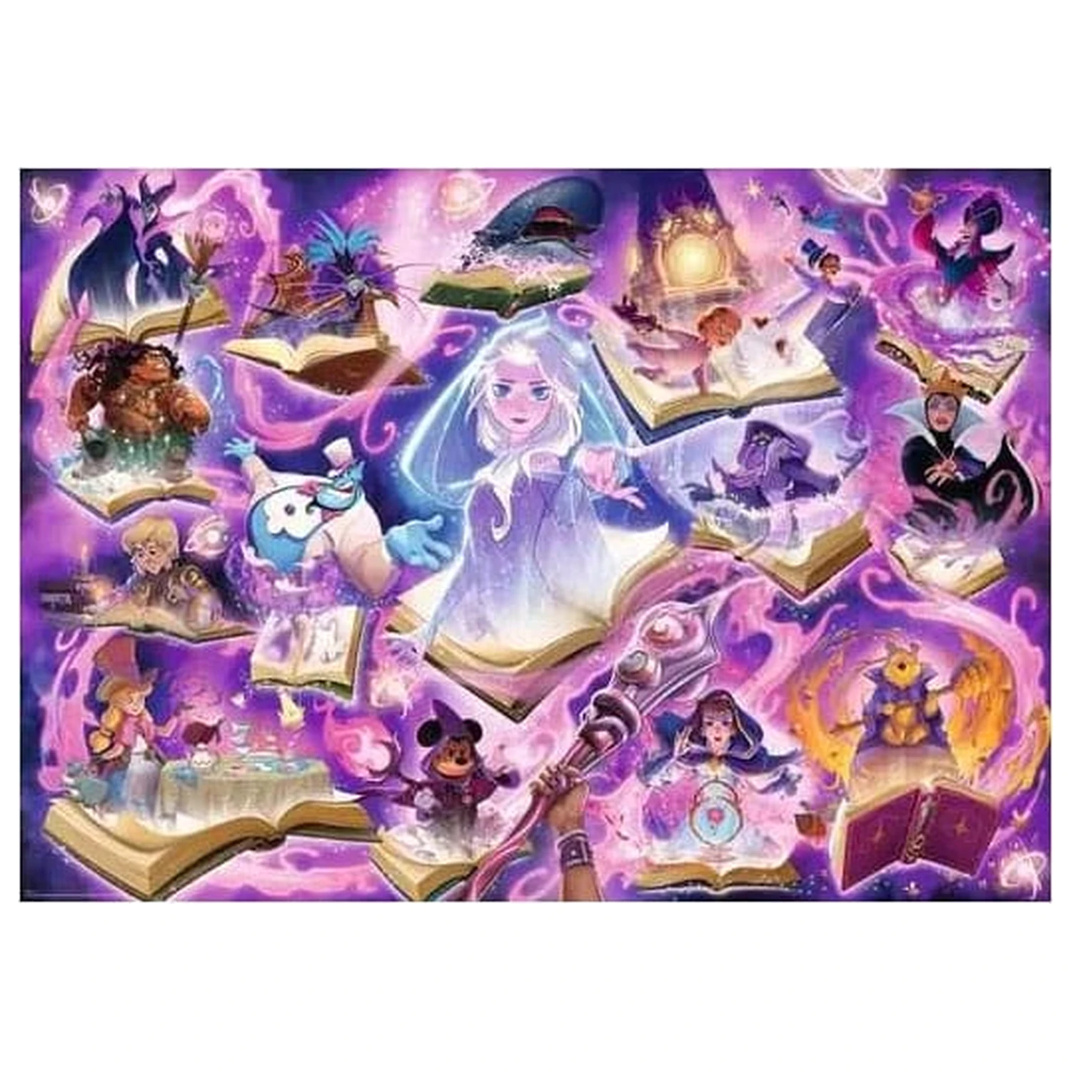 Disney Lorcana Puzzle Glimmers of the Realm: Amethyst (1000 piese) poza produsului
