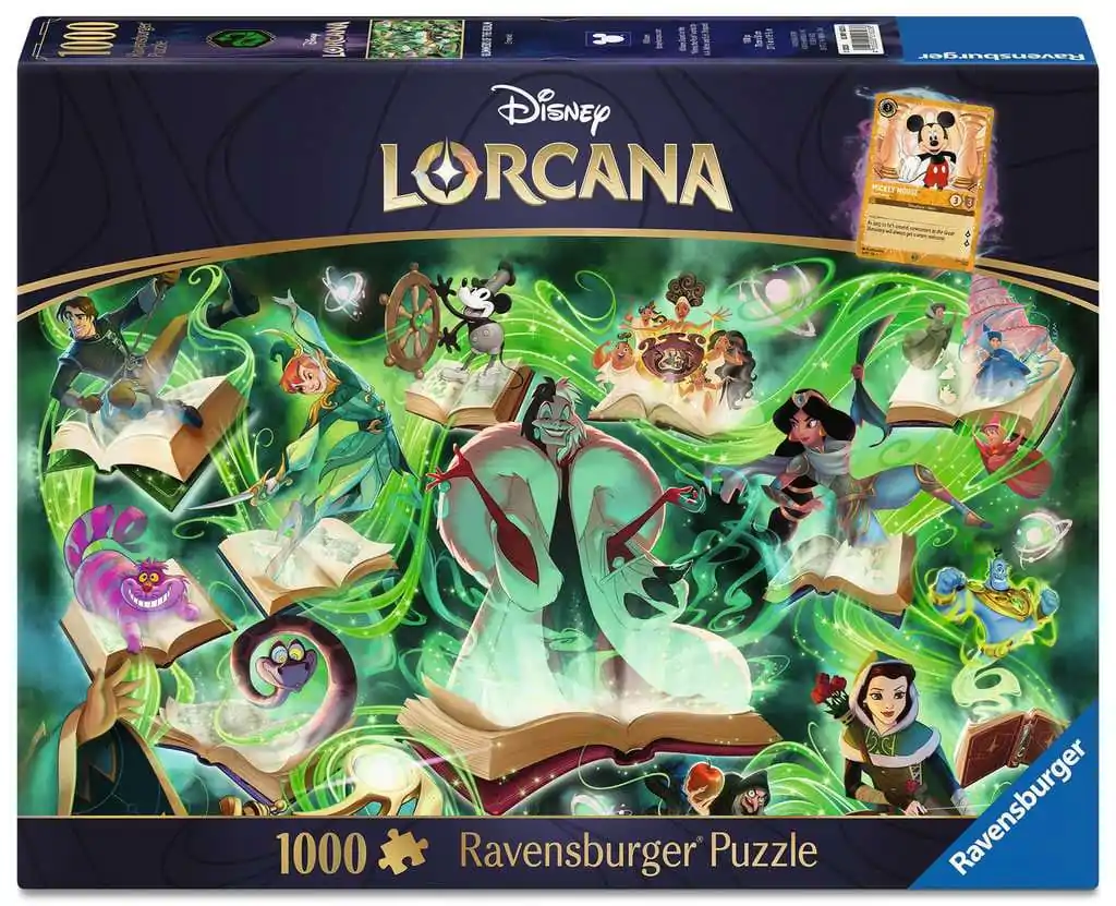 Disney Lorcana Puzzle Glimmers of the Realm: Emerald (1000 piese) poza produsului