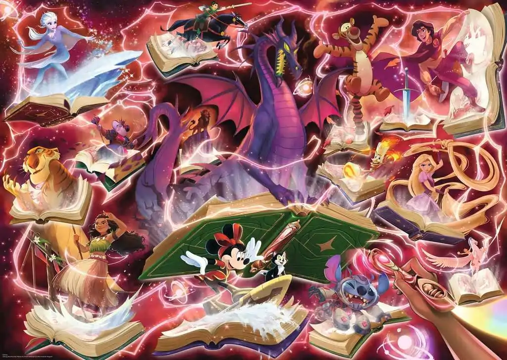 Disney Lorcana Puzzle Glimmers of the Realm: Ruby (1000 piese) poza produsului