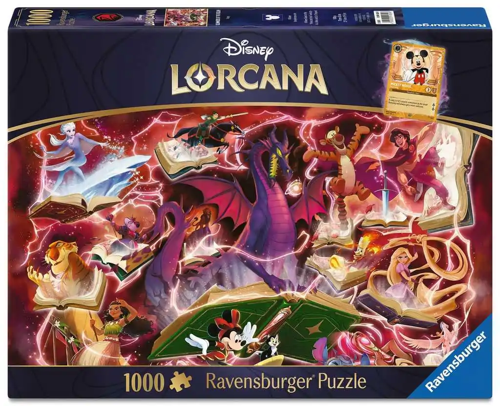 Disney Lorcana Puzzle Glimmers of the Realm: Ruby (1000 piese) poza produsului