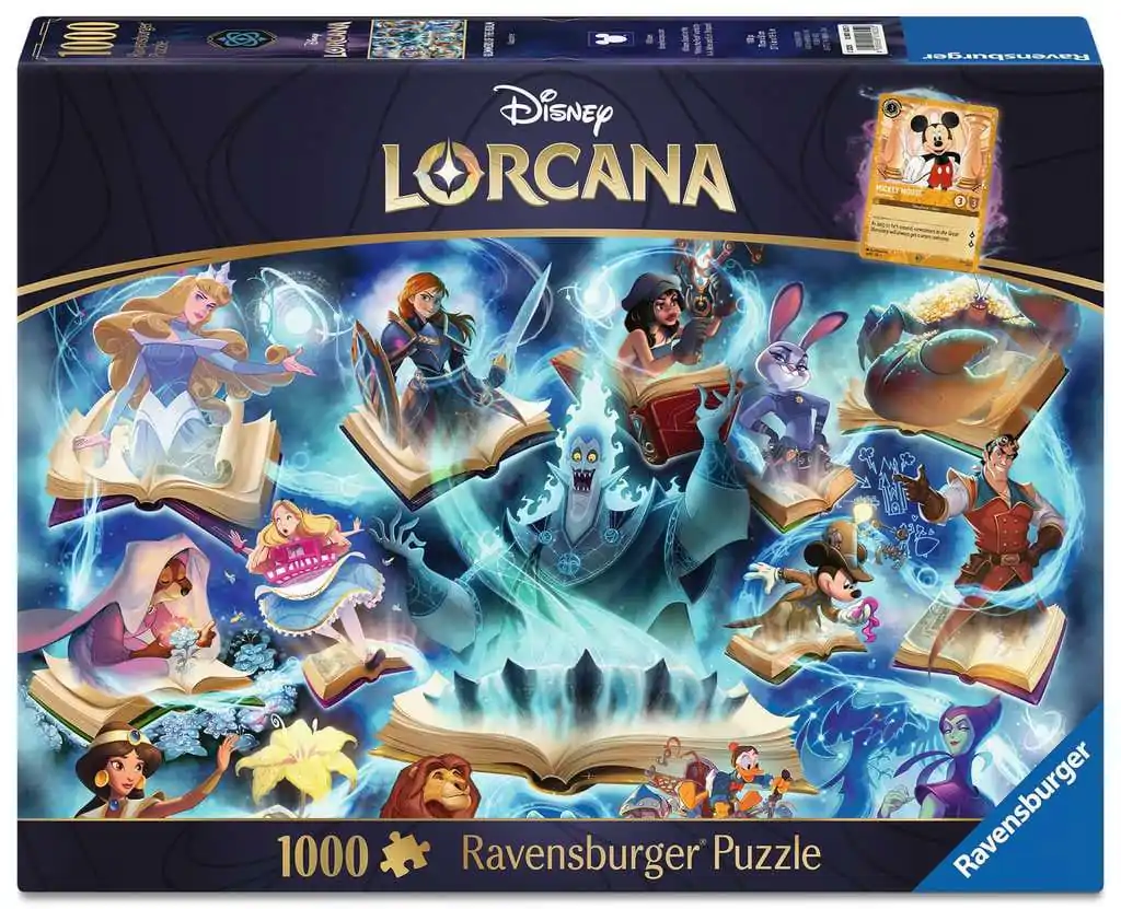 Disney Lorcana Puzzle Glimmers of the Realm: Sapphire (1000 piese) poza produsului