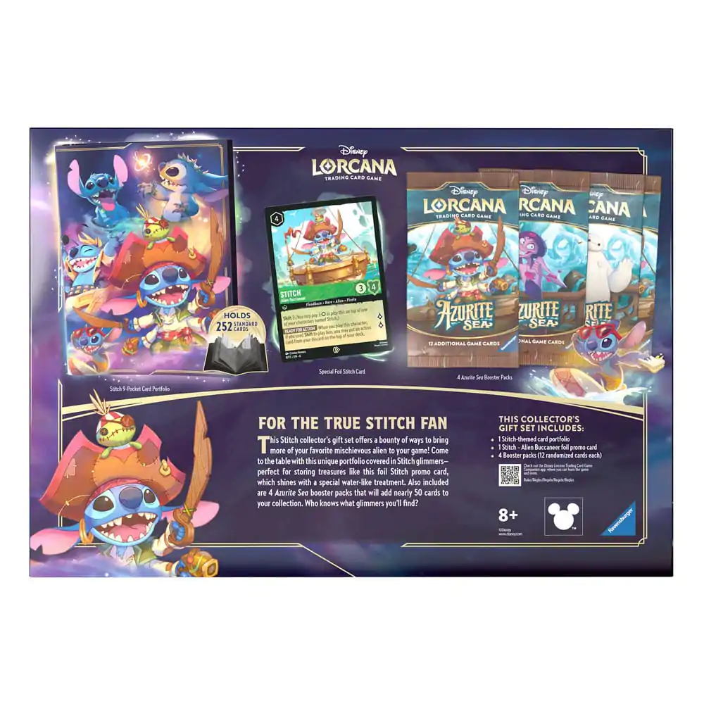 Disney Lorcana TCG Set Cadou Azurite Sea Stitch *Ediție Engleză* poza produsului