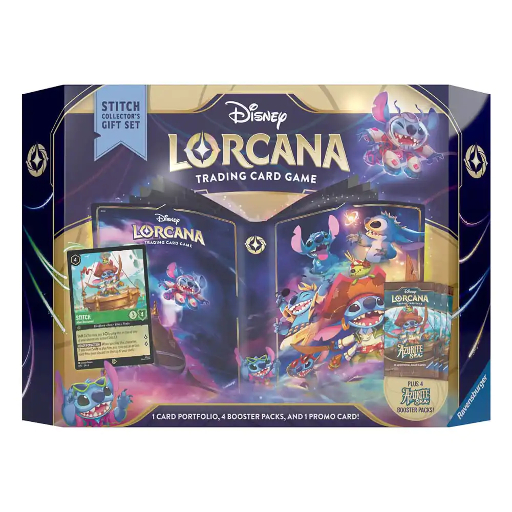 Disney Lorcana TCG Set Cadou Azurite Sea Stitch *Ediție Engleză* poza produsului