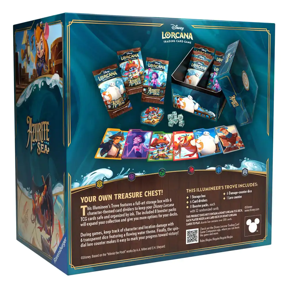 Disney Lorcana TCG Azurite Sea Ilumineer's Trove *Ediție în engleză* poza produsului