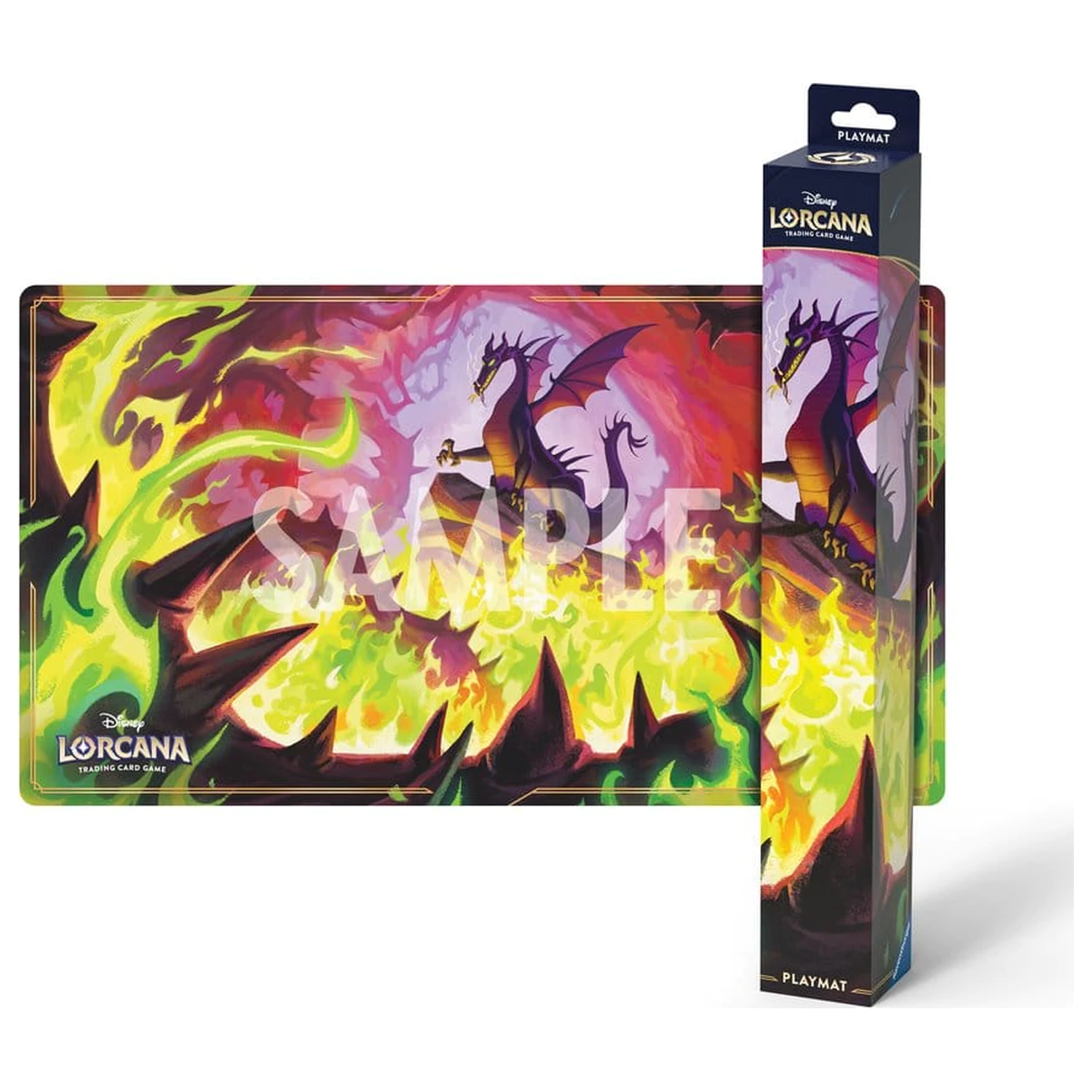 Disney Lorcana TCG Playmat Dragon Fire poza produsului