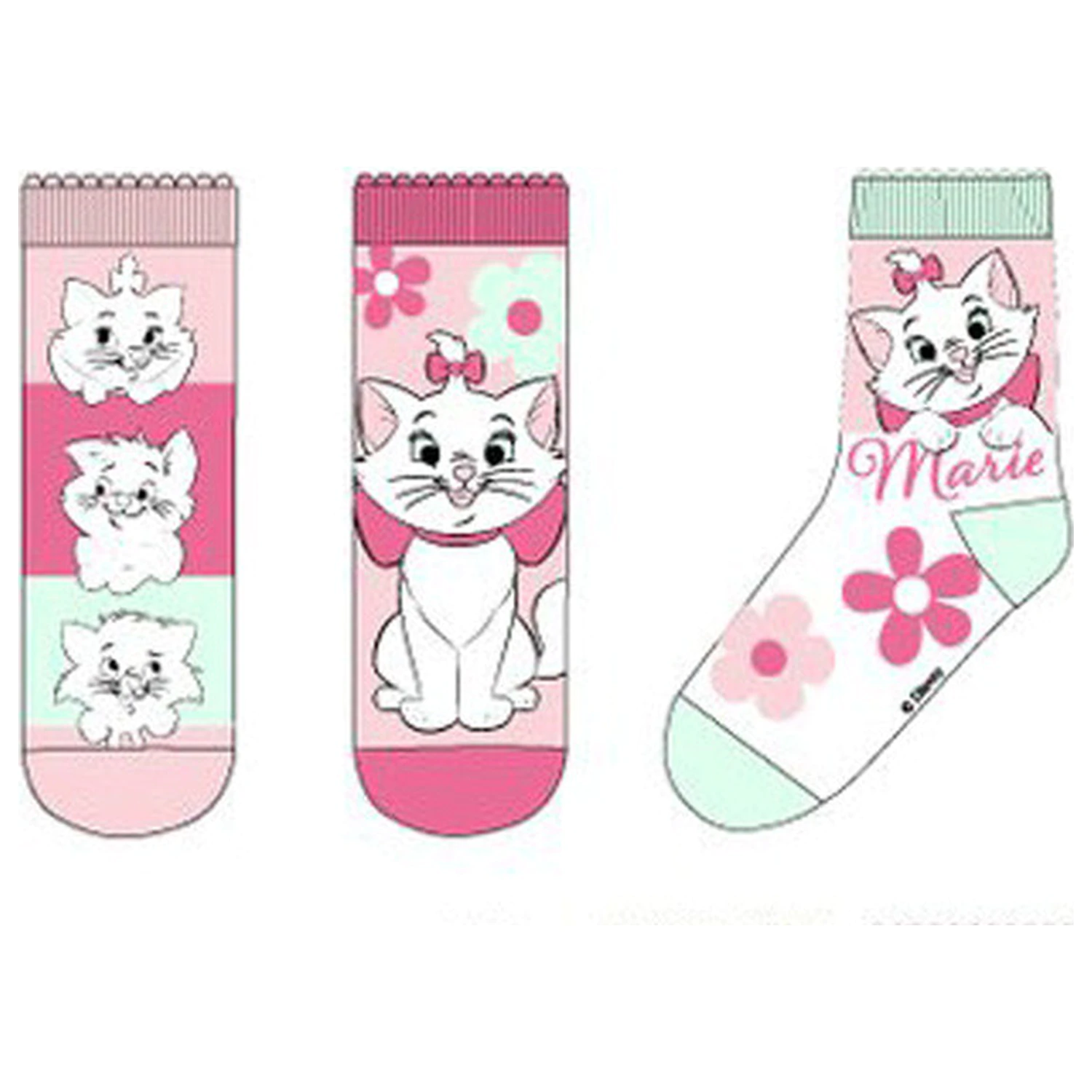 Disney Marie Fancy Pink Șosete pentru copii 31/34 poza produsului