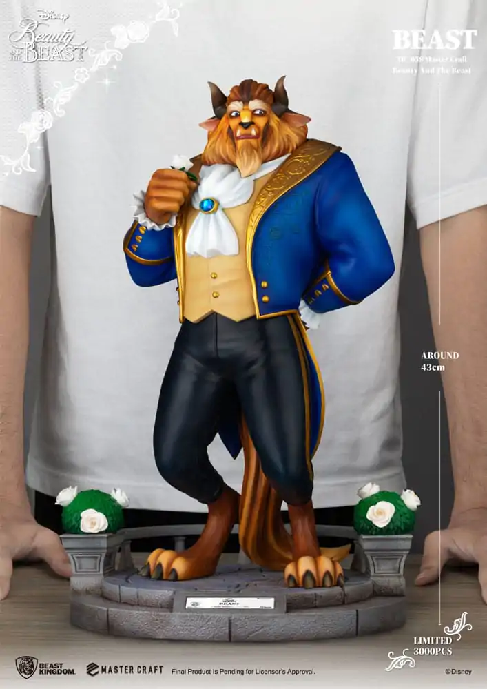 Statuie Disney Master Craft Beauty and the Beast Beast 39 cm poza produsului