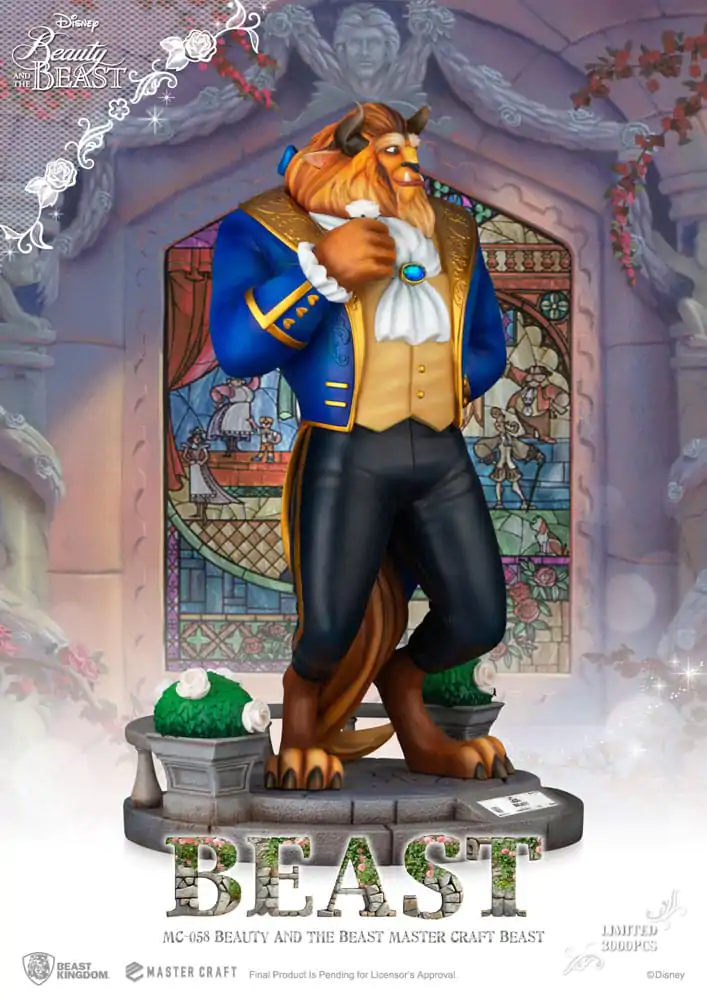 Statuie Disney Master Craft Beauty and the Beast Beast 39 cm poza produsului