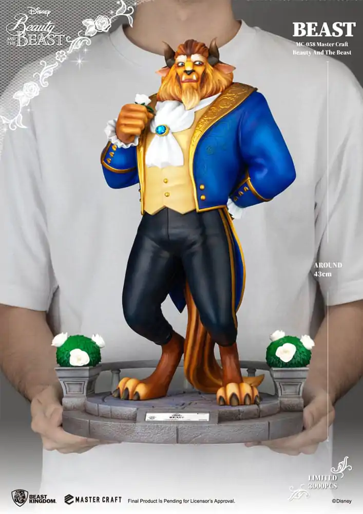 Statuie Disney Master Craft Beauty and the Beast Beast 39 cm poza produsului