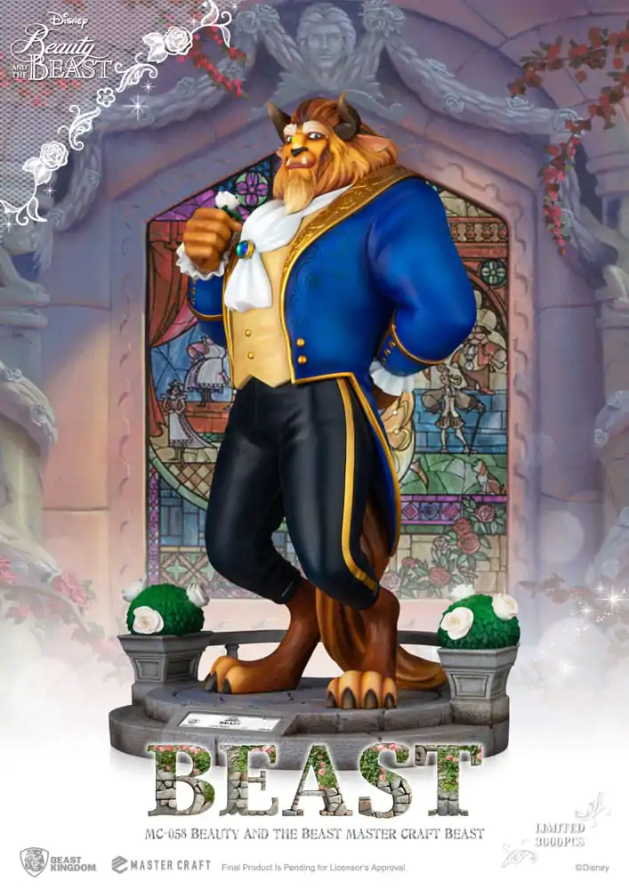 Statuie Disney Master Craft Beauty and the Beast Beast 39 cm poza produsului