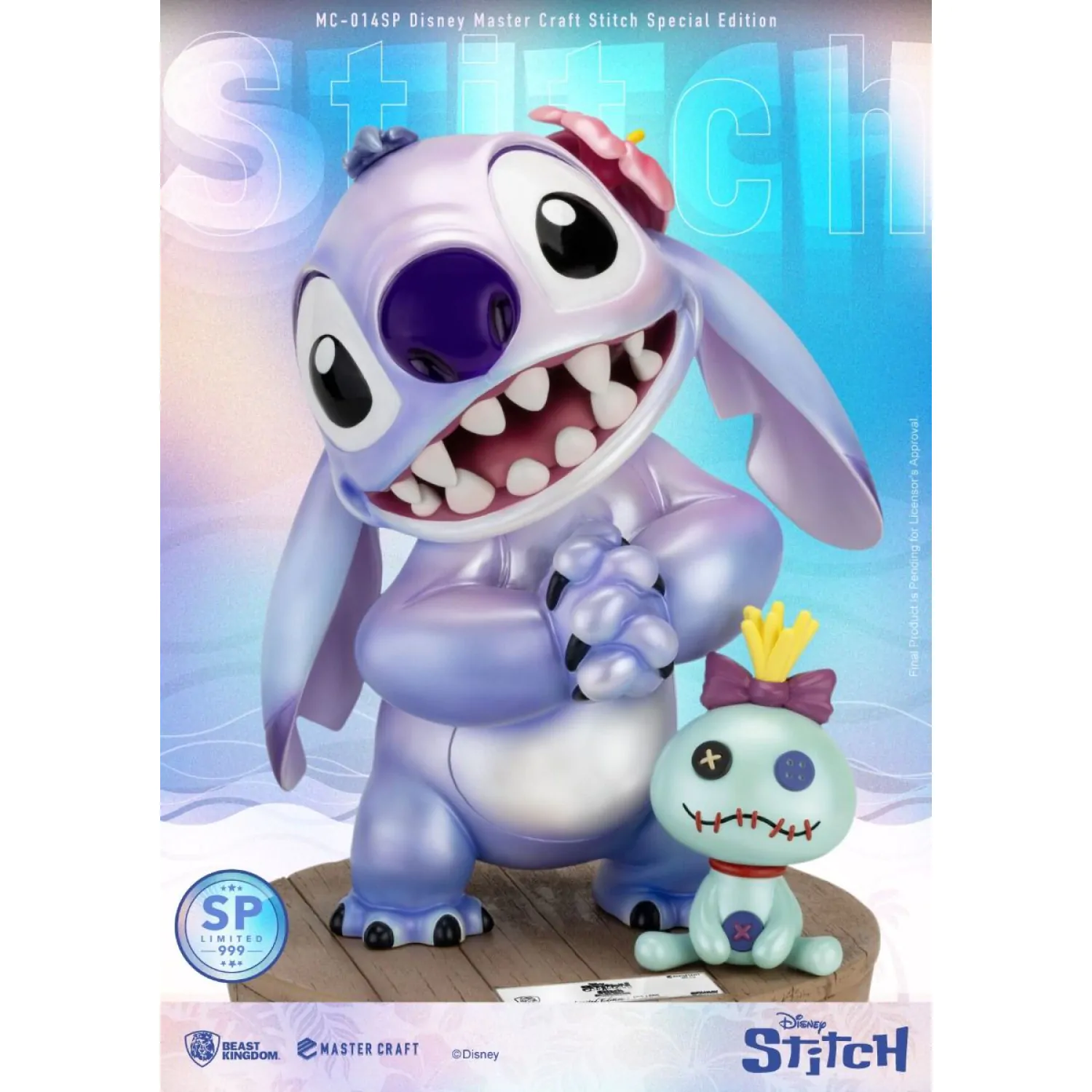 Statuie Disney Master Craft Lilo & Stitch Stitch Special Edition 34 cm poza produsului
