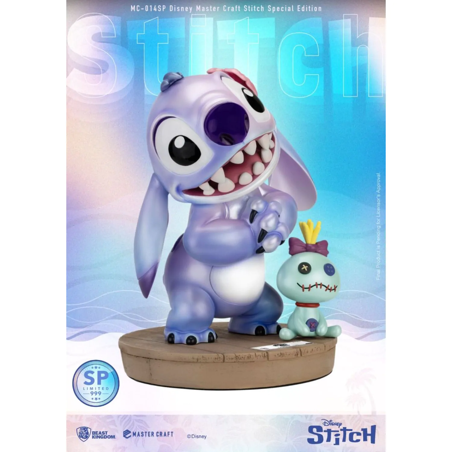 Statuie Disney Master Craft Lilo & Stitch Stitch Special Edition 34 cm poza produsului