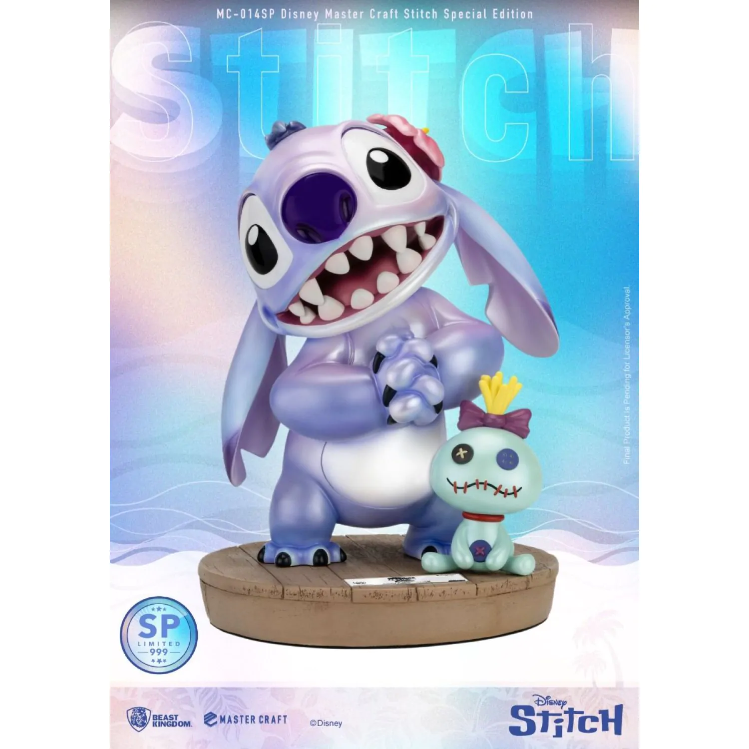 Statuie Disney Master Craft Lilo & Stitch Stitch Special Edition 34 cm poza produsului