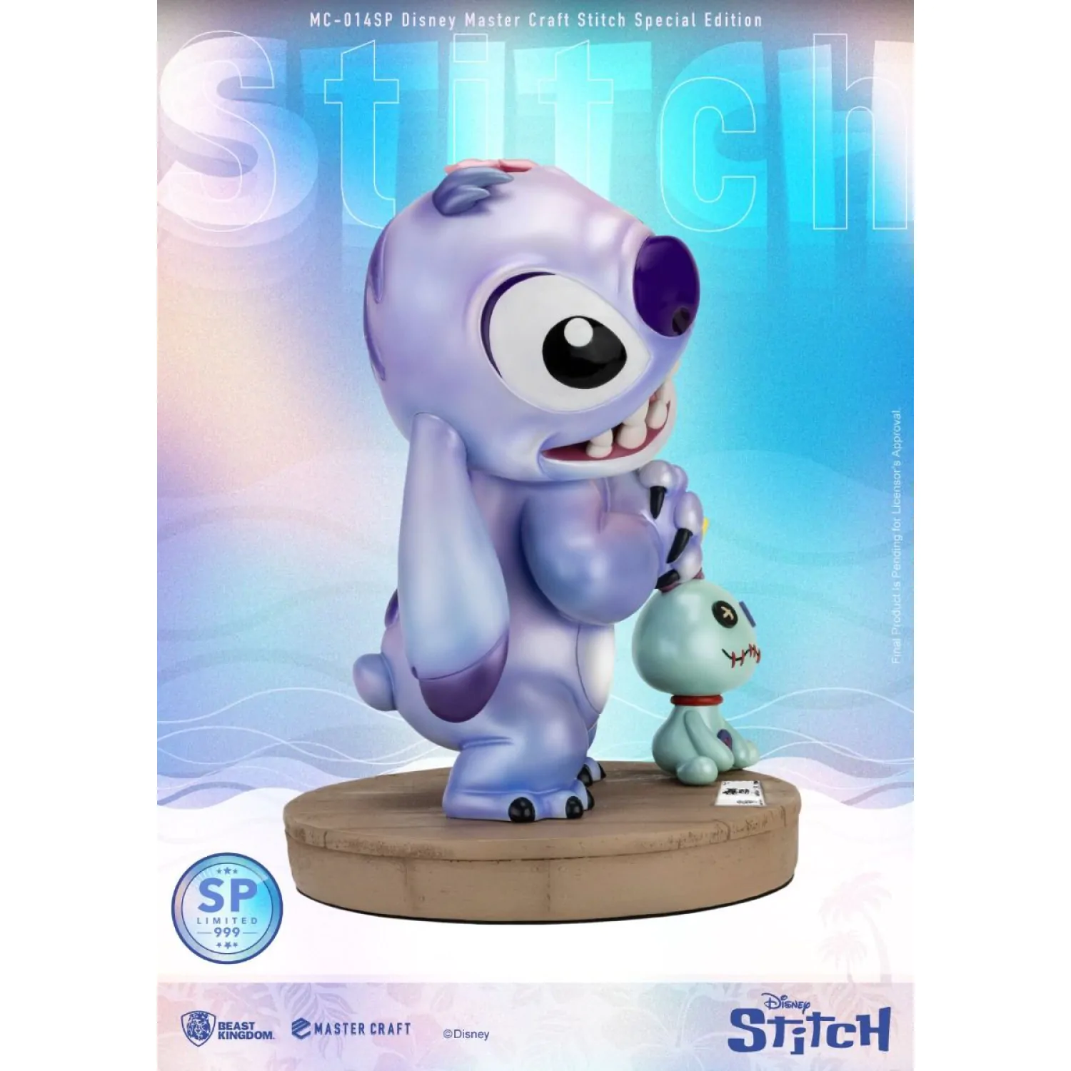 Statuie Disney Master Craft Lilo & Stitch Stitch Special Edition 34 cm poza produsului
