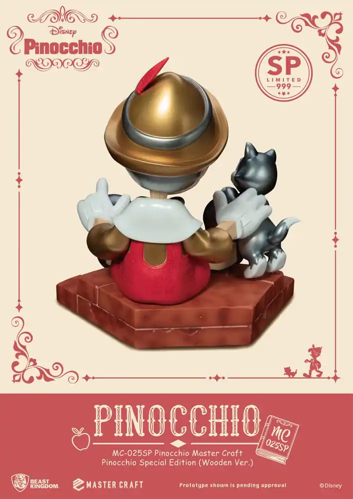 Disney Master Craft Statuie Pinocchio Wooden Ver. Ediție Specială 27 cm poza produsului