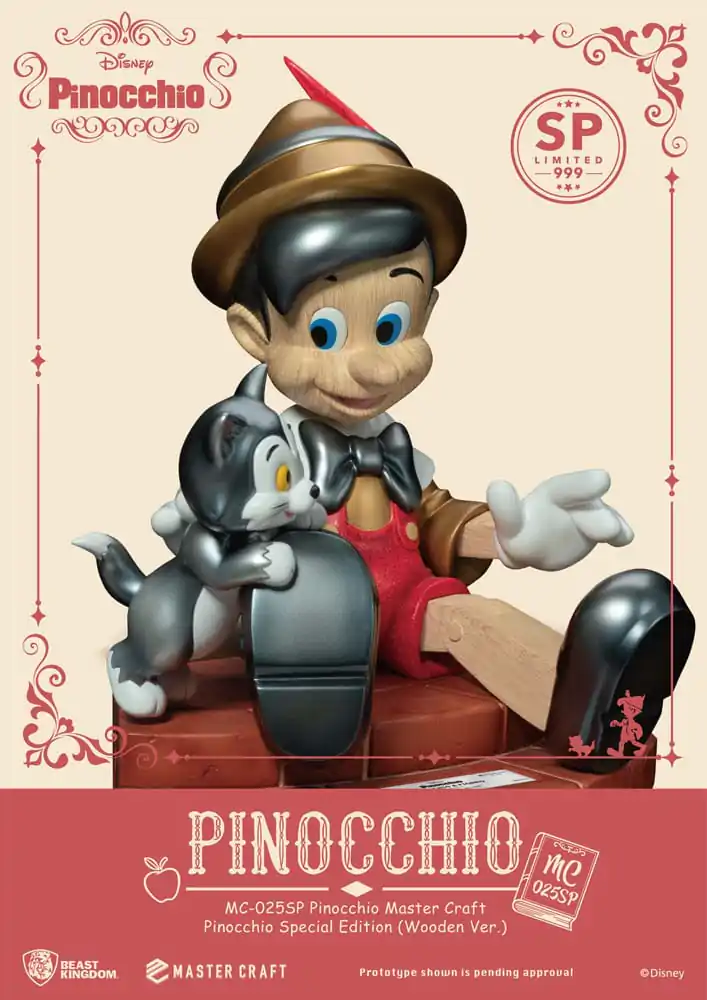 Disney Master Craft Statuie Pinocchio Wooden Ver. Ediție Specială 27 cm poza produsului