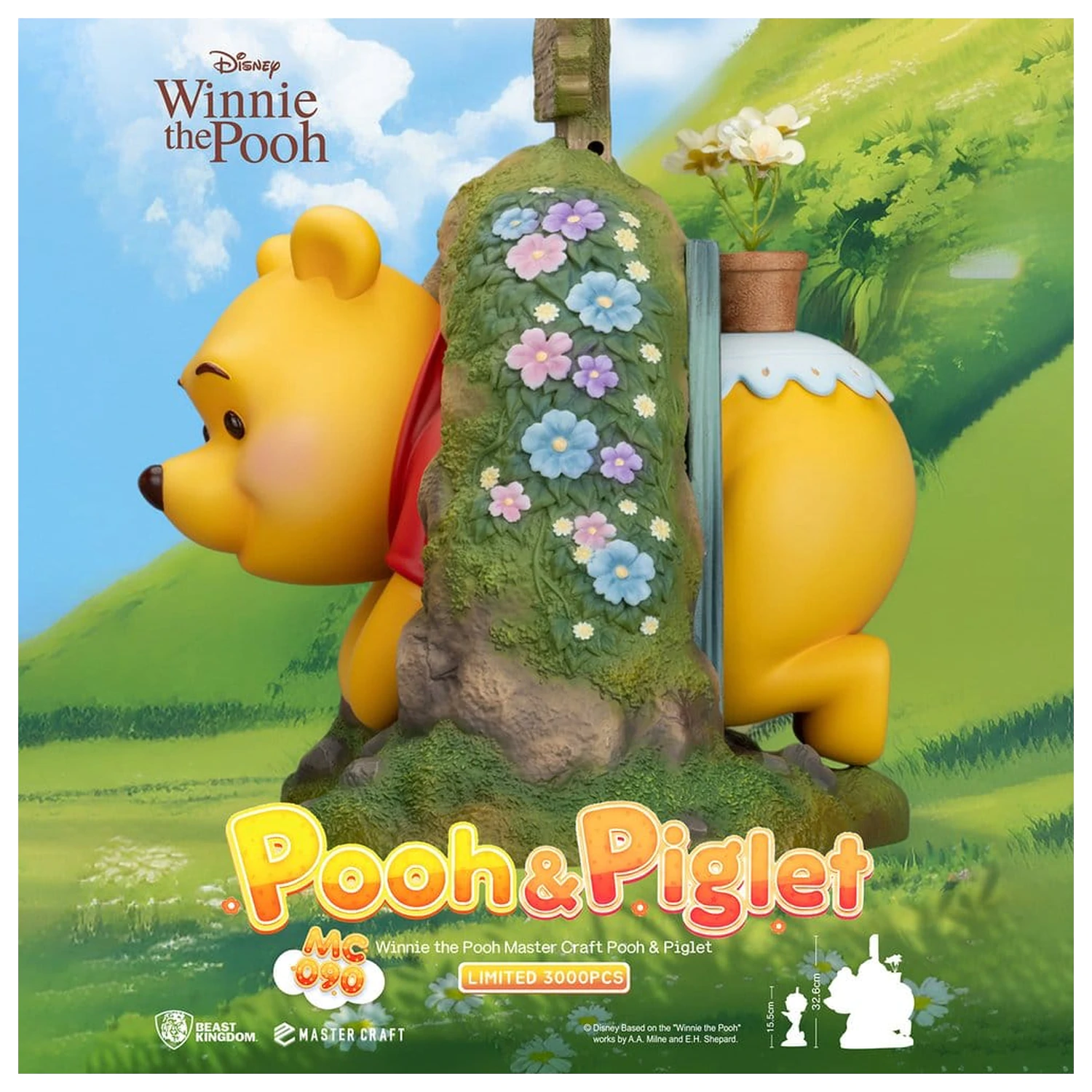 Disney Master Craft Statuie Pooh & Piglet 33 cm poza produsului