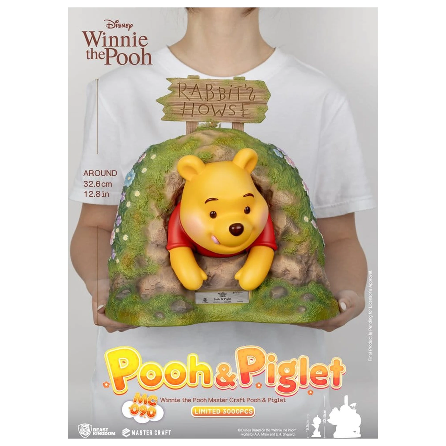 Disney Master Craft Statuie Pooh & Piglet 33 cm poza produsului