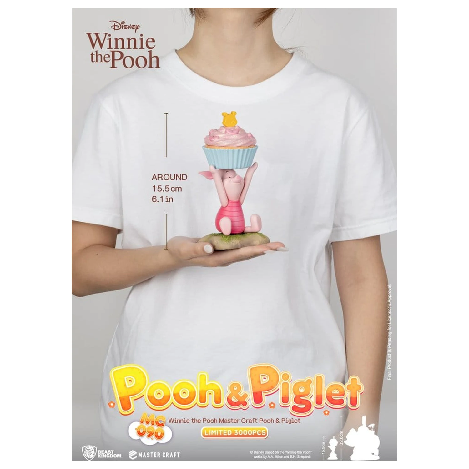 Disney Master Craft Statuie Pooh & Piglet 33 cm poza produsului