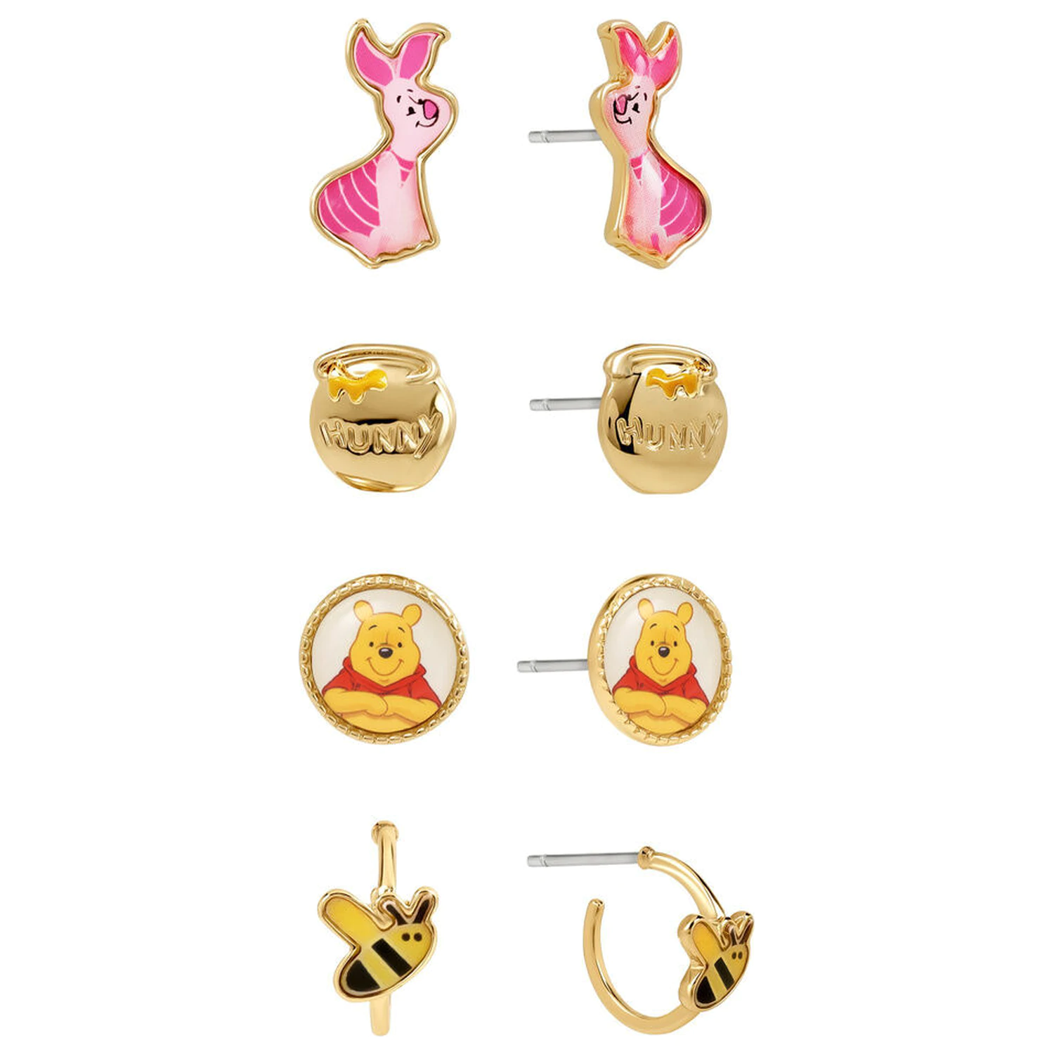 Disney Winnie the Pooh set de 4 cercei poza produsului